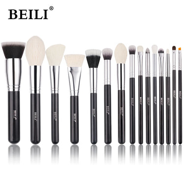 Black Premium Goat Hair Makeup Brush
